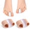 2PCS Toe Separators, Gel Spacer Separators, Soft Skin Friendly Hammer Corrector, Bunion Corrector for Overlapping Toe with Soft Gel Lining, Hammer Toe Corrector for Women Men