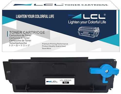 LCL Kompatible Tonerkartusche 55B2000 Schwarz Ersatz für Lexmark MS331dn MS431dn MS431dw MX331adn MX431adn MX431adw MX432adwe Drucker (1er-Pack)