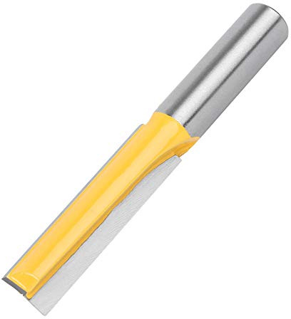 12x1/2x50 Straight Router Bit 1/2-Zoll-Schaft, Fräser für Route Dados und Gerade Schnitte mit Laminat und Hitzebeständigem Beschichtung, Hoher Härtematerial für Holzbearbeitung