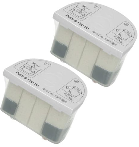 Spares2go Anti-Calc Cartridge Filter for Beko SGA7124B SGA7126P SGX126M Steam Generator Iron (Pack of 2)