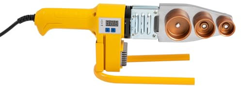 Saldatrice per tubi, 1000 W, professionale, 220 V, display digitale, 6 teste di taglio, saldatore per tubi in plastica PPR PE PVC PB HDPE