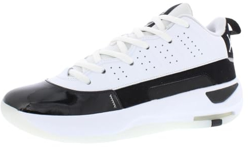 Max Aura 7 Herren-Basketballschuhe, Weiß/Schwarz
