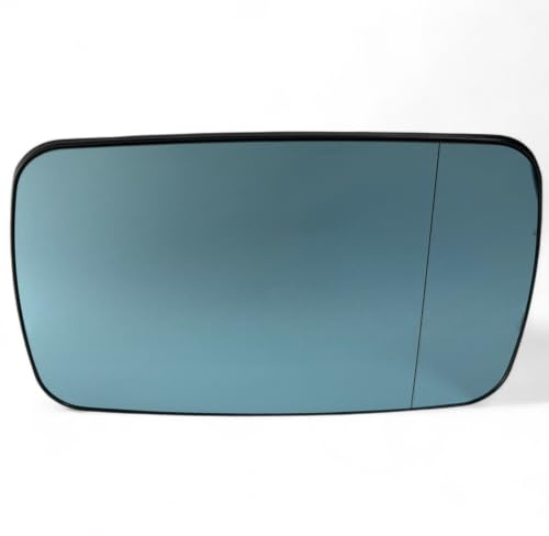 Spiegelglas Spiegelglas rechts (Beifahrerseite) Asphärisch blau beheiztes Glas passend für BMW 3er E46 5er E39 - OEM 51168250438