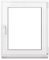 Framex Ventana de plástico blanco ancho x alto 80 x 100 cm (800 x 1000 mm) 3 compartimentos (32 mm) basculante giratorio DIN derecho – Premium – Todos los tamaños