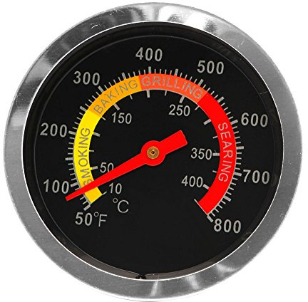 Grillthermometer aus Edelstahl, Temperaturanzeige 10-400 ℃