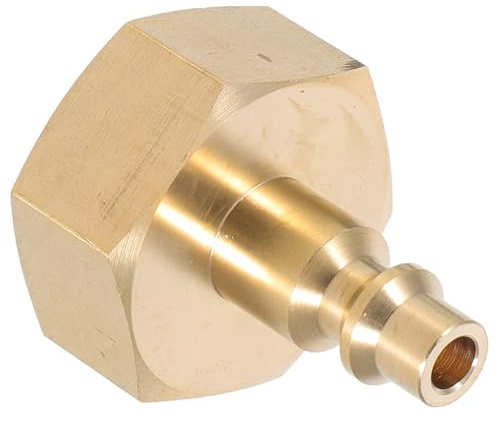 Veemoon Luftkompressor Adapter 3/4 Zoll Gewinde Gartenschlauch Schnellkupplung Entlüftungsstopfen für Wohnmobil Winterfestmachung Sprinkleranlage