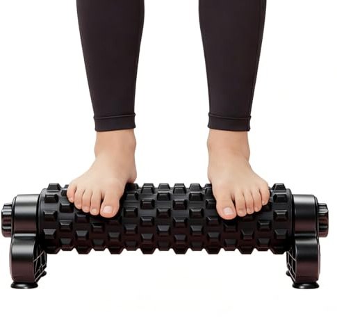 Rouleau de Massage en Mousse d'Exercice - Massage D'Étirement Profond Avec Ventouses | Rouleau de Gym avec Support de Rangement | Pour Gym Studio Yoga Pilates Fitness Entraînement Et Récupération