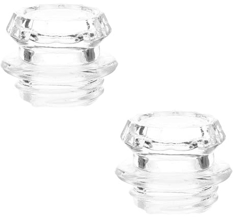 2pcs Coffee Percolator Glass Top Replacement Glass Filter Knob | Coffee Pot Filters, Lightweight Sturdy Glass, Outdoor Adventures Office Use