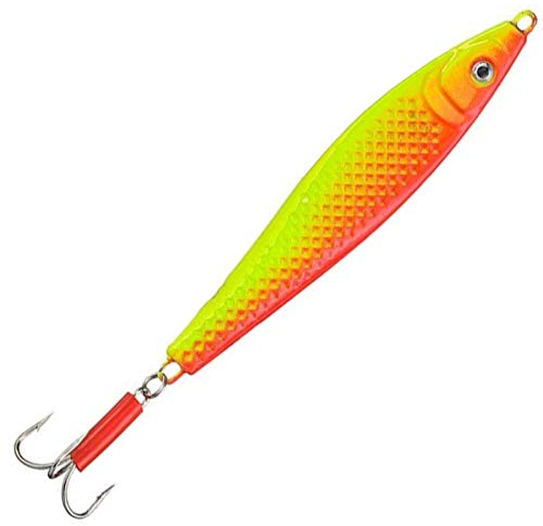 Angel-Berger Pilker Meeresköder Norwegen Dorschangeln Pilk Ostsee (orange gelb, 150g)