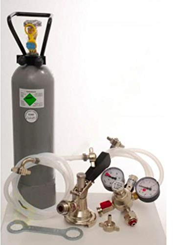 Zubehörpaket für Kontakt 2-leitig mit 1x Kombi u. 1x Flach Fitting ohne Co2 Flasche