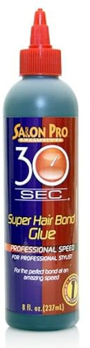 Salon Pro 30 Sec Super Hair Bond Glue 8 Oz