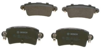 Bosch BP391 - Brake Pads Car Rear Axle - 1 Set of 4 Pads | Bosch Quality - Reduced Noise and Dust - ECE-R90 Certified - Copper-Free