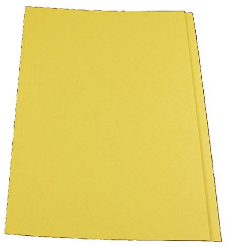 Guildhall Square Cut Folder Foolscap 315gsm Yellow