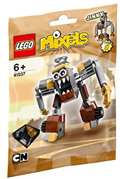 LEGO Mixels 41537 Serie 5 Jinky Charakter, Grau/Beige