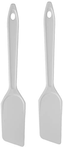 Hutzler 3703–2 WH Lopol (lot de 2) Spatule grattoir en fibre de verre renforcé, EN NYLON, Blanc