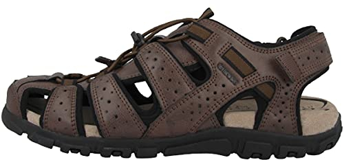 Geox Homme Uomo Sandal Strada B Sandales, Brown, 42 EU