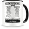 Samunshi® Dachdecker sind Tasse Beruf Geschenk Kaffeetasse Teetasse Kaffeepott Kaffeebecher Becher Dachdecker sind... 300ml schwarz/schwarz