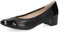 CAPRICE Damen Pumps Lack mit Blockabsatz, Schwarz (Black Comb), 38 EU