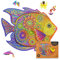 UNIDRAGON Wooden Jigsaw Puzzle, Best Gift for Adults and Kids, Unique Shape Jigsaw Pieces Shining Fish, 12.2 х 15.7 in (31 х 40 cm) 331 pcs, King Size