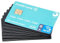 valonic Carte Anti RFID - Extra Fine - 6 x Protection Carte Bleue - RFID Carte - Noir - pour Carte sans Contact, Carte de crédit et Carte Bleu