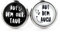 SCHMUCKZUCKER Damen Herren Unixex Ohrstecker Spruch Motiv Auf dem Ohr taub Witzige Edelstahl Ohrringe Silber Schmuck Damen Schwarz & Weiß 12mm