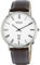 Boccia Herren Analog Quarz Uhr mit Leder Armband 3634-04