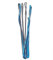 AMEYXGS Bogenschießen 60-70 Zoll Bogensehne Handgefertigte Ersatz-Bogensehne für traditionelles Recurve-Bogen-Langbogen-Zubehör (blau und schwarz, 62 Zoll)