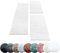 HomebyHome Bettumrandung Schlafzimmer 3 teilig Teppich Weiss - Waschbarer Bettumrandung Teppich Läufer Set Extra Flauschig Bettvorleger Schlafzimmer Bettset:Farbecht