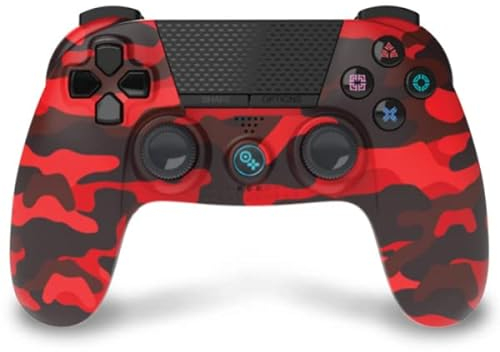 Under Control MANETTE BLUETOOTH CAMOUFLAGE URBAN FIRE ROUGE POUR PS4