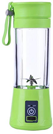 Juicer 380Ml 6 Blades Handhels Juicer Bottle Portable Mini Usb Electric Fruit Citrus Lemon Juicer Blender Squeezer Reamer Machine Green 6 Blades