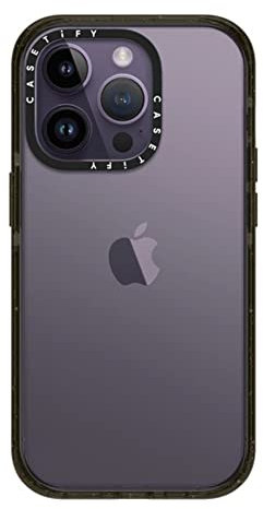 CASETiFY Impact iPhone 14 Pro Case [4X Military Grade Drop Tested / 8.2ft Drop Protection] - Glossy Black