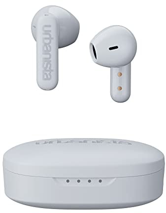 Urbanista Copenhagen True Wireless Earbuds, Bluetooth 5.2 Earphones with Noise Cancelling Microphone, IPX4 In Ear Headphones, Touch Control Buds, 32 Hr Playtime, USB C Charging Case, Pure White