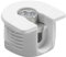AMIG - 22194 | Support caché fixation étagères 40 | M6 - Ø20 x 12,5 mm | Plastique | Blanc