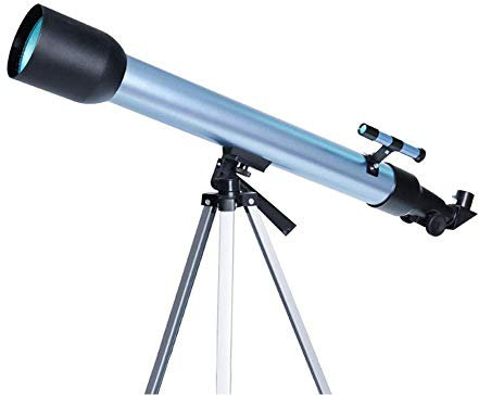 Teleskop für Kinder, Erwachsene, Anfänger, Teleskopzubehör mit Okular und Stativ, 60-mm-Reisefernrohr, Teleskop für die Astronomie, tolles Astronomie-Geschenk für Kinder, um Mond und Planeten zu