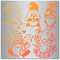 GORGECRAFT 6.3x6.3 Zwerg-Metallschablone Wiederverwendbar Weihnachten Weihnachtsmann Herz Blume Edelstahl Stanzformen Schablonen Holzschnitzerei Vorlage DIY Malerei Scrapbooking Grußkarten Prägung