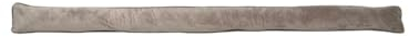 Zugluftstopper für Fenster und Türen Türwindstopper Samtoptik Windstopper (Taupe-125cm)