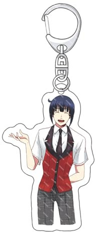 acsewater Kakegurui Schlüsselanhänger Anime Jabami Yumeko Cartoon Schlüsselanhänger Saotome Mary Anhänger Kinder Tasche Anhänger Geschenke
