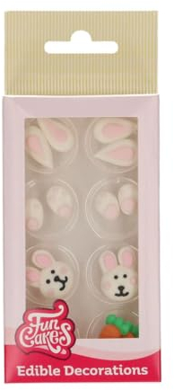 FunCakes Zucker Dekorationen Ostern: Gebrauchsfertig für Tortendekoration, Perfekt für Cupcakes, Muffins und mehr, Edible Decorations Easter - Set/14