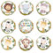 28 Pcs Edible Jungle Wildlife Cupcake Toppers Animal Zoo Themed Cupcake Toppers Carefully Selected Birthday Party Decorations Baby Shower Party Decoration