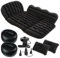 RUGPDA Auto Luftmatratzen für FIAT Tipo 500 500L 500X Ducato, Einfach zu Säubern Air Bed Car Air Mattresses Car Accessories,A Black