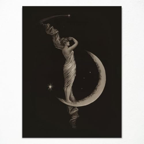 EWECVTODR Painting Poster Print - Fine Art - Halloween Art - Gift For Him & Her - Decor For Bedroom, Living Room Or Office Unframed 50X117CM