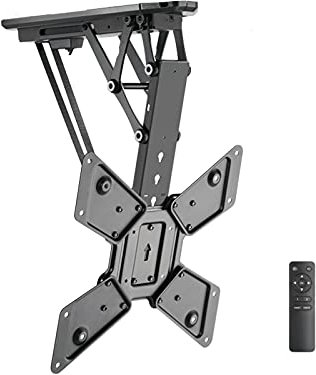 Staffa TV Supporto TV regolabile Supporto TV elettrico Telecomando Supporto TV pieghevole intelligente Adatto for supporto TV piatto curvo da 32-35 pollici Supporto Per Televisore