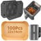 Accessoires Air Fryer, 2 Pcs Grille Anti Projection en Silicone Réutilisables et 100 Pcs Papier Cuisson pour Air Fryer Ninja Double Stack XL SL400EU SL400EUCP