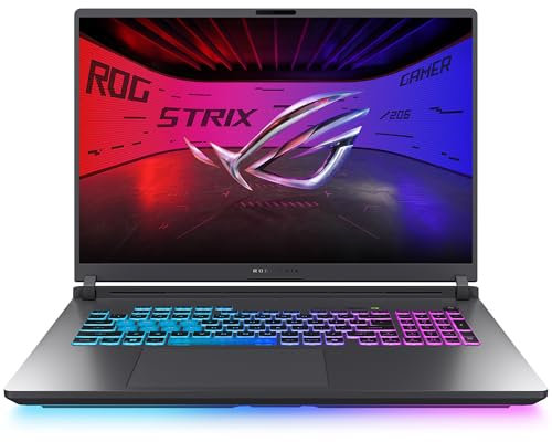 MESH Computers ASUS ROG Strix G18 G815 18-inch 2.5K 240Hz Gaming Laptop (Intel Core Ultra 9 275HX,64GB DDR5 RAM, 2TB SSD, NVIDIA GeForce RTX 5080, Windows 11 Home)
