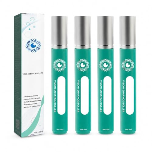Vision Enhance Roller, Reduces Fatigue,Augenroller-Massagegerät zur Verbesserung der Sehkraft Lindert,Vision Enhance Roller für geschwollene Augen,Müdigkeit,Strafft,Entfernt Schwellungen (4)