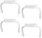 BOXOB 4pcs Baby Bottle Handles for Mam, Ergonomic Bottle Holders Easy Grip Non Slip Ideal for Supporting Babies in Transitioning to Independent Drinking (White)