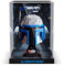 Acryl Display Vitrine kompatibel mit Lego Jango Fett Helm 75408 (nur Box, kein Modell), Staubdichtes Transparentes HD Backdrop Display Case für Lego 75408 Jango Fett Helm