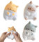 3 Stück Squishy Katze Stressball Kinder, Antistressball, Squishy Cat Stress Ball 5×7cm, Squishies Fidget Anti Stress Squeeze Toy Weich und Komfortabel Weiß Grau Gelb