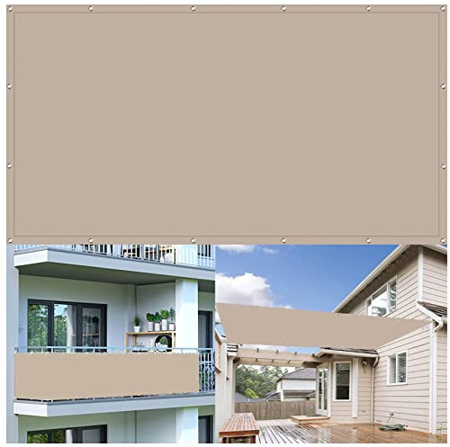 Sonnensegel Wasserdicht Sport – Sonnendach für den Schutz im Freien, langlebig mit Ösen & Seilen, ideal für Balkon, Camping, Terrasse & Pergola