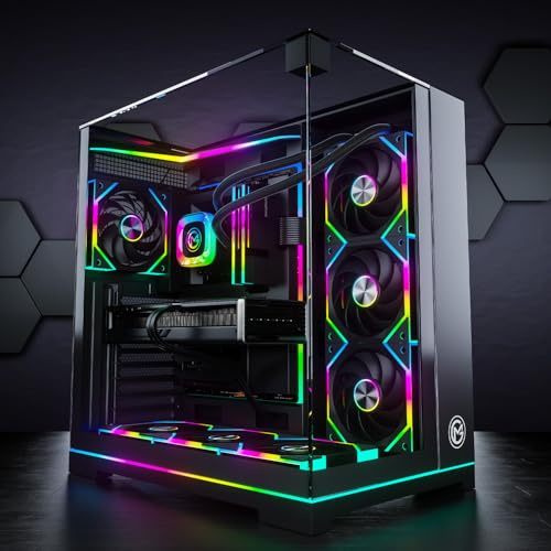 GameMachines View - Gaming PC - Wasserkühlung - AMD Ryzen 7 8700F - NVIDIA RTX 5070-1000GB SSD - 16GB DDR5 (Nicht RGB) - ASUS TUF Gaming Mainboard - WLAN - Windows 11 Pro